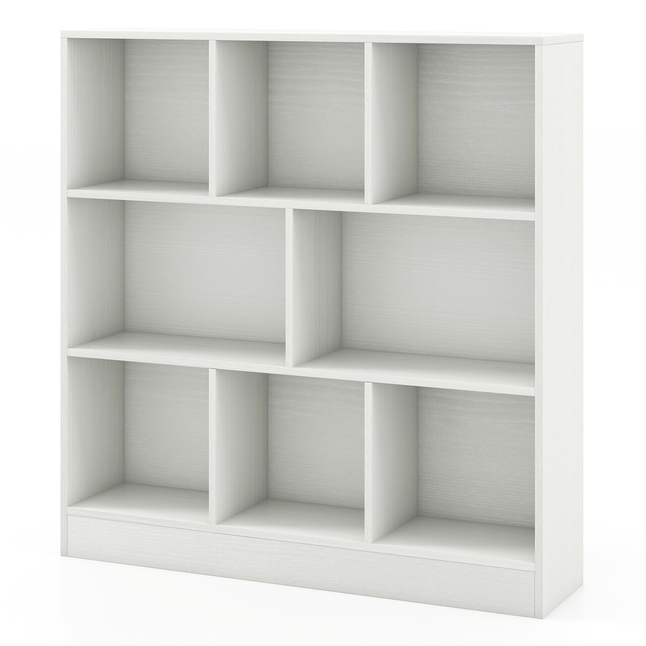 Kids 8-Cube Storage Bookcase 41", Freestanding Toy Organizer Shelf